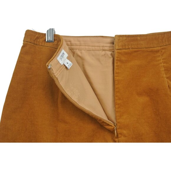 J.Crew Curvy Corduroy Mini Skirt in Camel (Size 8) - Picture 8 of 10